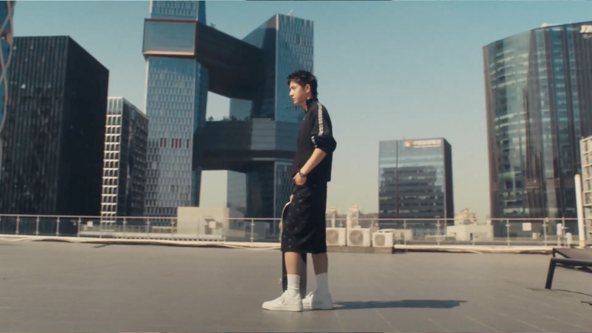 YiBo Wang on a Shenzhen rooftop